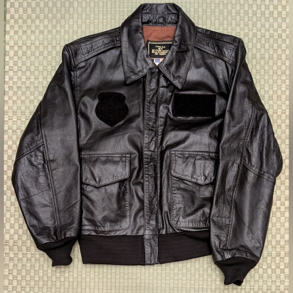 Vintage USAF Type A-2 Leather Flight Jacket Men's Size 40R Made in USA